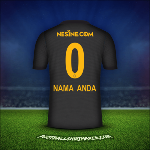 Jersey Galatasaray SK 2021/2022 Alternatif -  nama anda - 0