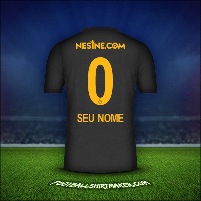 Camisa Galatasaray SK 2021/2022 Alternativa -  seu nome - 0