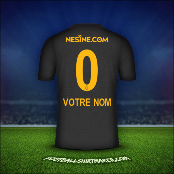 Maillot Galatasaray SK 2021/2022 Extérieur -  votre nom - 0
