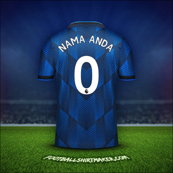 Jersey Manchester United 2021/2022 Ketiga -  nama anda - 0