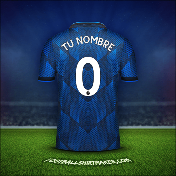 Jersey Manchester United 2021/2022 Tercera -  tu nombre - 0