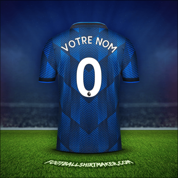 Maillot Manchester United 2021/2022 Troisième -  votre nom - 0