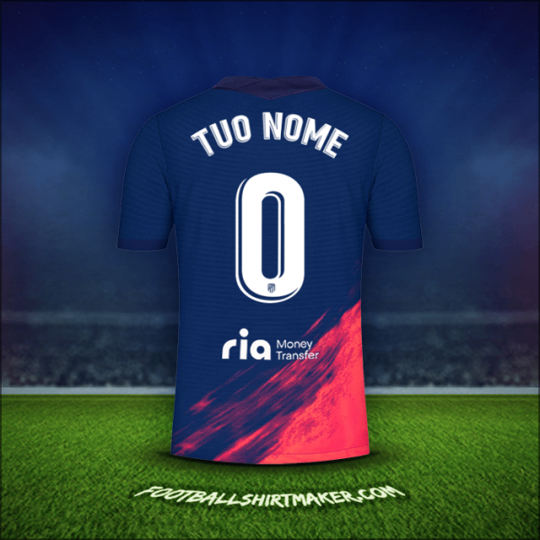 Maglia Atletico Madrid 2021/2022 Seconda -  tuo nome - 0