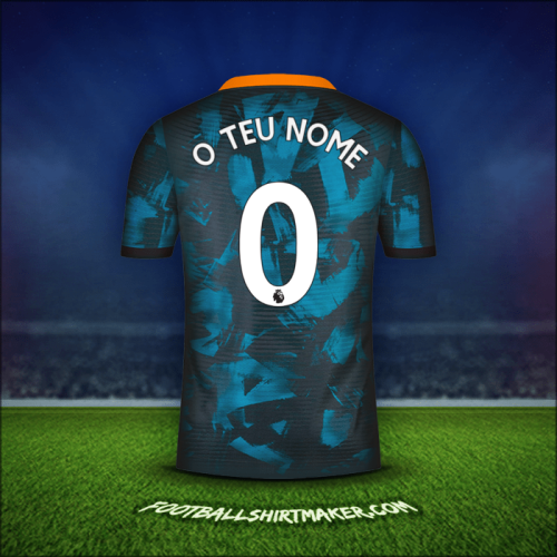 Camisola Chelsea 2021/2022 Terceira -  o teu nome - 0