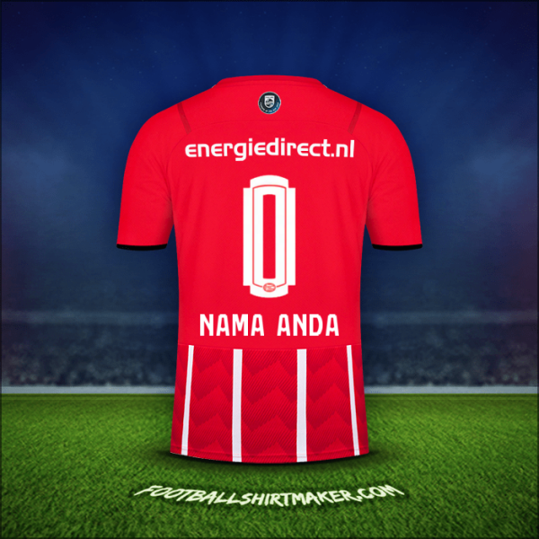 Jersey PSV 2021/2022 -  nama anda - 0