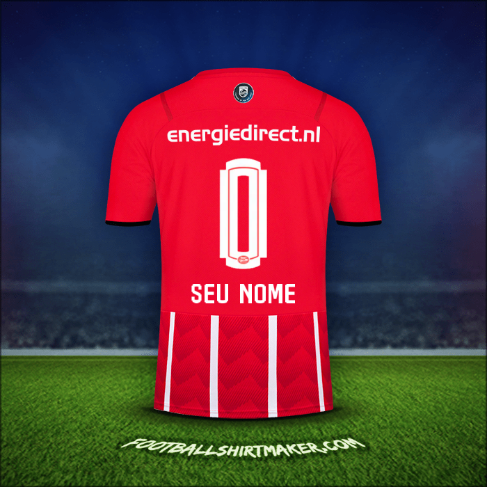 Camisa PSV 2021/2022 -  seu nome - 0