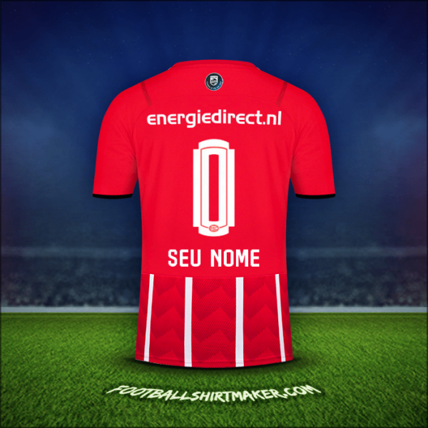 Camisa PSV 2021/2022 -  seu nome - 0