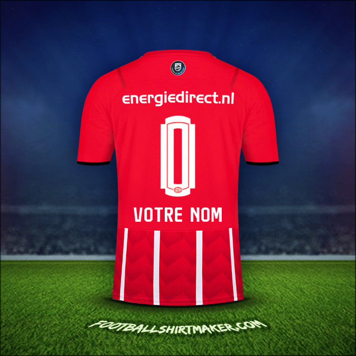 Maillot PSV 2021/2022 -  votre nom - 0