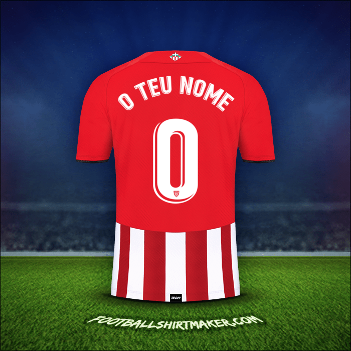 Camisola Athletic Club 2021/2022 -  o teu nome - 0