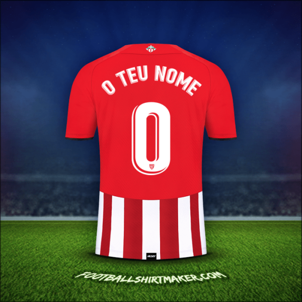 Camisola Athletic Club 2021/2022 -  o teu nome - 0