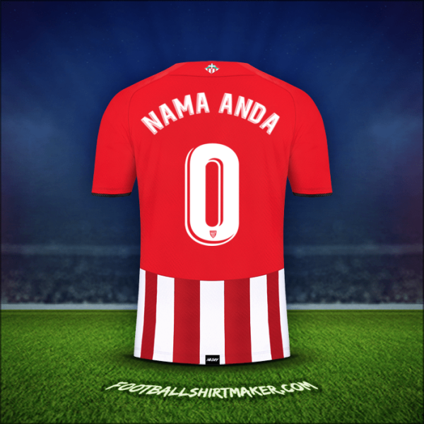 Jersey Athletic Club 2021/2022 -  nama anda - 0