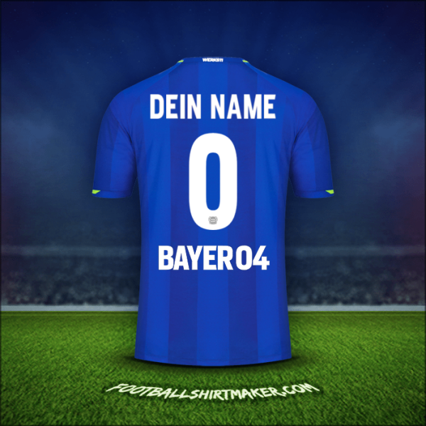 Trikot Bayer 04 Leverkusen 2021/2022 Auswärts -  dein name - 0