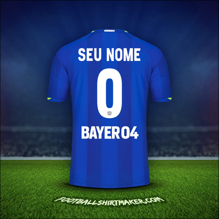 Camisa Bayer 04 Leverkusen 2021/2022 Alternativa -  seu nome - 0