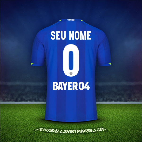 Camisa Bayer 04 Leverkusen 2021/2022 Alternativa -  seu nome - 0