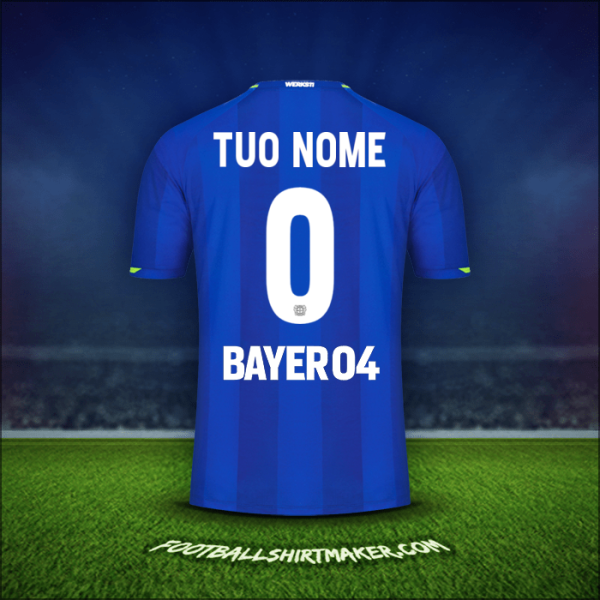Maglia Bayer 04 Leverkusen 2021/2022 Seconda -  tuo nome - 0