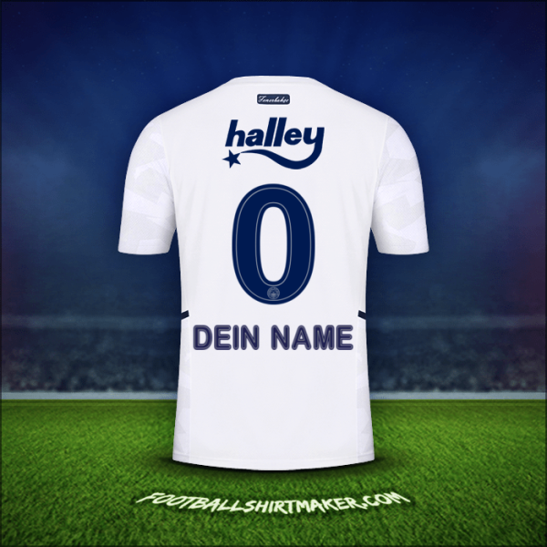 Trikot Fenerbahce SK 2021/2022 Auswärts -  dein name - 0