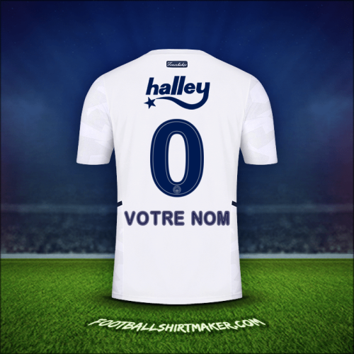 Maillot Fenerbahce SK 2021/2022 Extérieur -  votre nom - 0