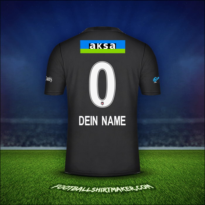 Trikot Besiktas JK 2021/2022 Auswärts -  dein name - 0