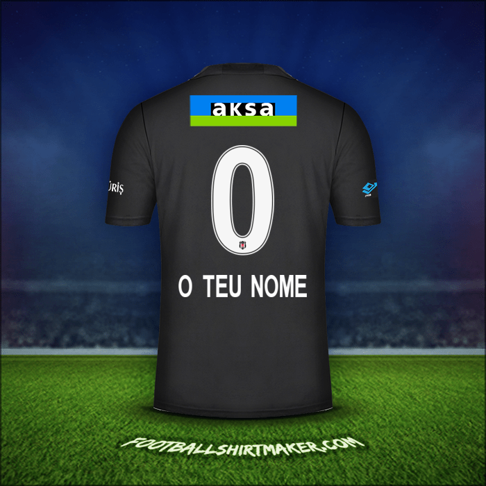 Camisola Besiktas JK 2021/2022 Alternativa -  o teu nome - 0