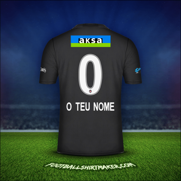 Camisola Besiktas JK 2021/2022 Alternativa -  o teu nome - 0