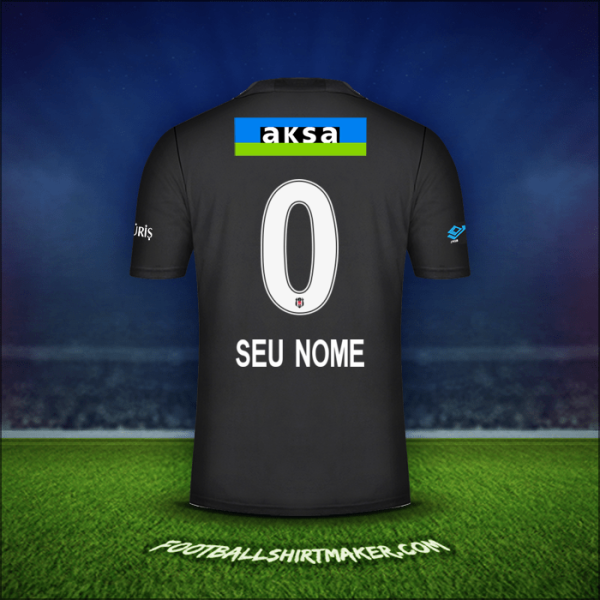 Camisa Besiktas JK 2021/2022 Alternativa -  seu nome - 0