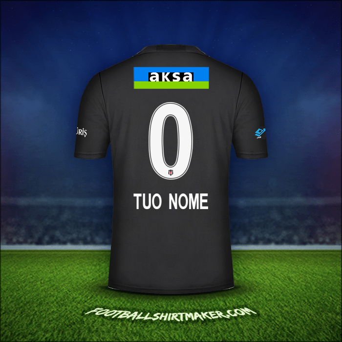 Maglia Besiktas JK 2021/2022 Seconda -  tuo nome - 0