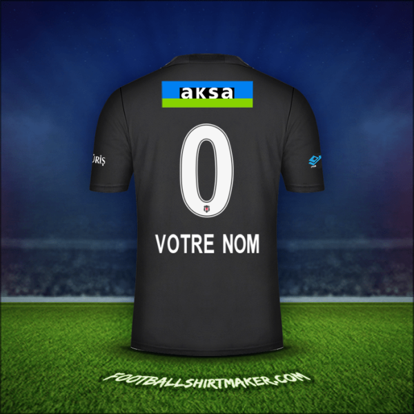Maillot Besiktas JK 2021/2022 Extérieur -  votre nom - 0