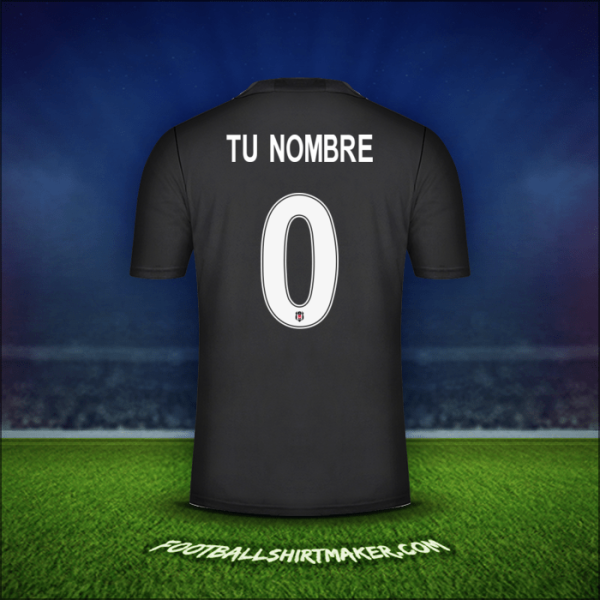 Camiseta Besiktas JK Cup 2021/2022 Visita -  tu nombre - 0