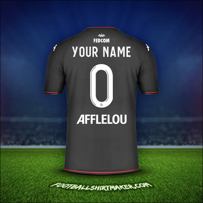 Shirt As Monaco 2021/2022 Away -  your name - 0