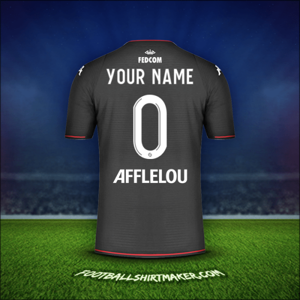 Shirt As Monaco 2021/2022 Away -  your name - 0