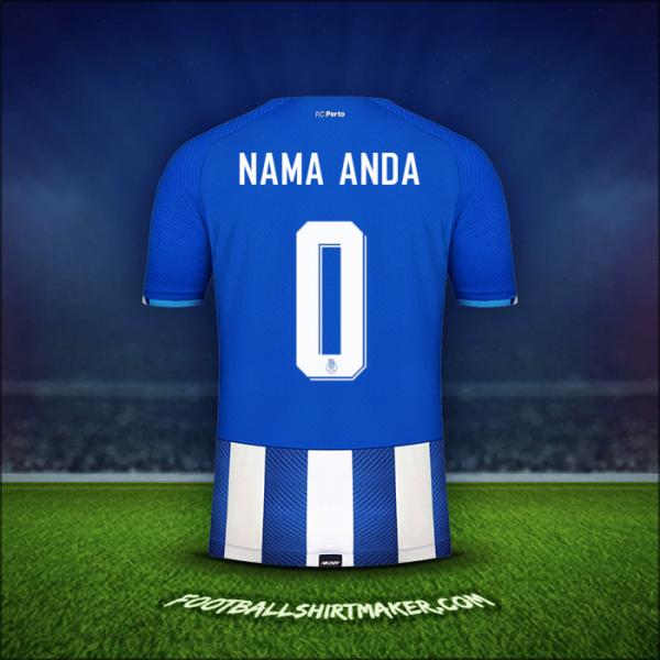 Jersey FC Porto UEL 2021/2022 -  nama anda - 0