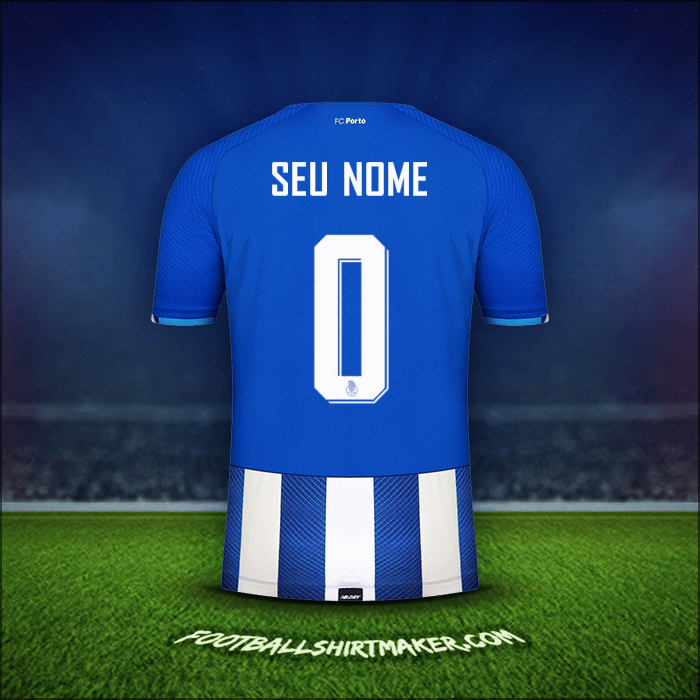 Camisa FC Porto UEL 2021/2022 -  seu nome - 0