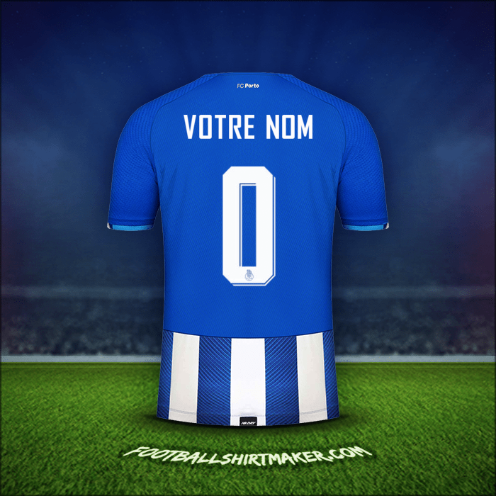 Maillot FC Porto UEL 2021/2022 -  votre nom - 0