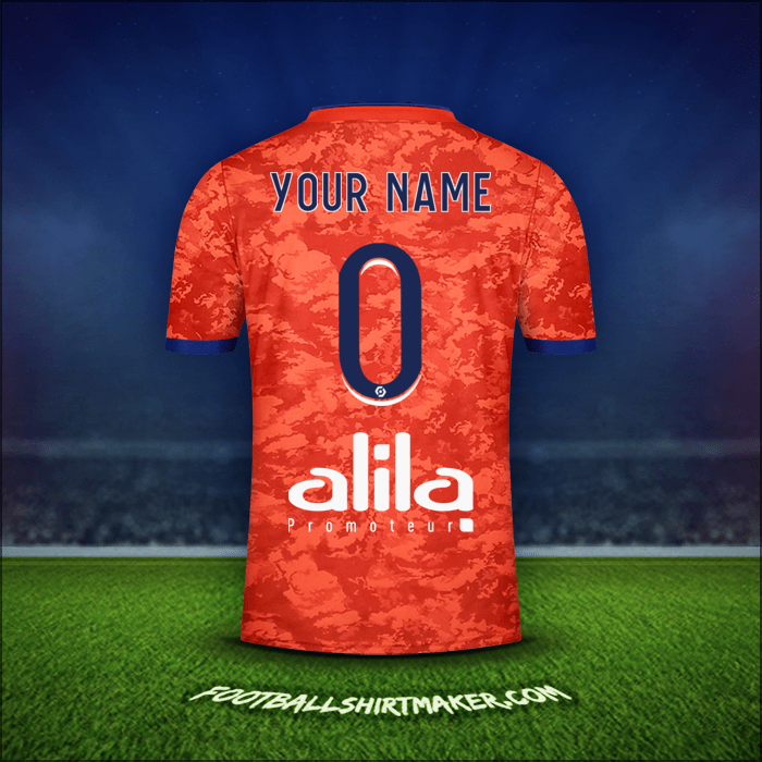 Jersey Olympique Lyon 2021/2022 Away -  your name - 0