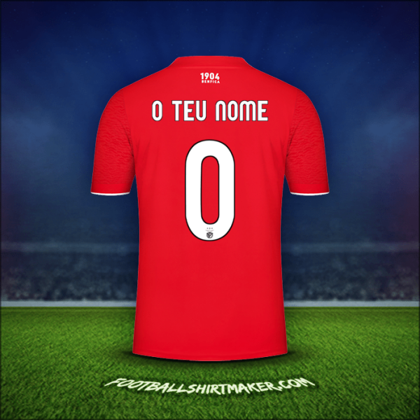 Camisola SL Benfica UCL 2021/2022 -  o teu nome - 0