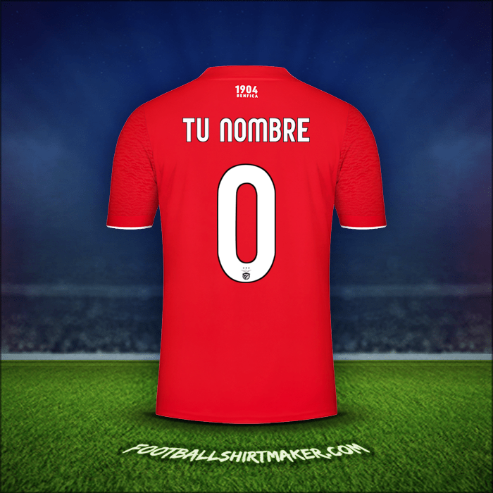 Camiseta SL Benfica UCL 2021/2022 -  tu nombre - 0