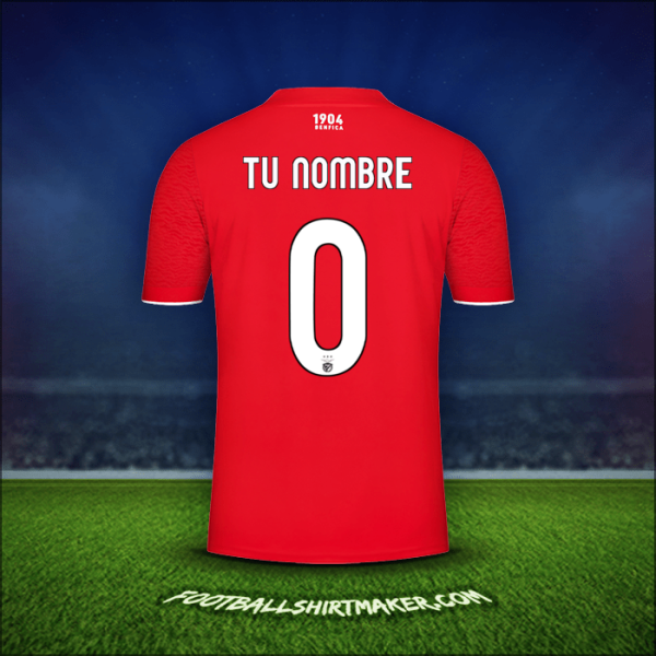 Camiseta SL Benfica UCL 2021/2022 -  tu nombre - 0