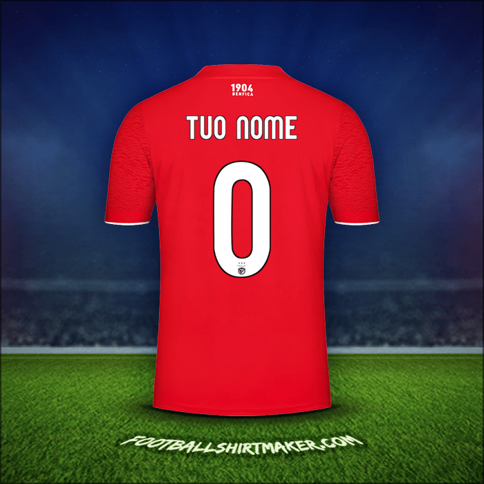 Maglia SL Benfica UCL 2021/2022 -  tuo nome - 0
