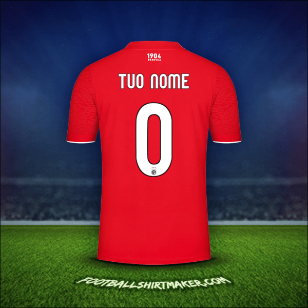 Maglia SL Benfica UCL 2021/2022 -  tuo nome - 0