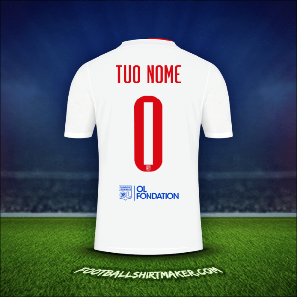 Maglia Olympique Lyon UEL 2021/2022 -  tuo nome - 0