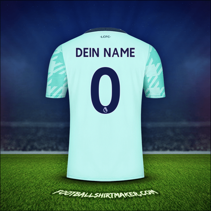Trikot Leicester City FC 2021/2022 Auswärts -  dein name - 0