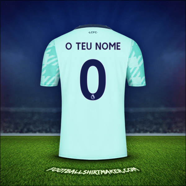 Camisola Leicester City FC 2021/2022 Alternativa -  o teu nome - 0