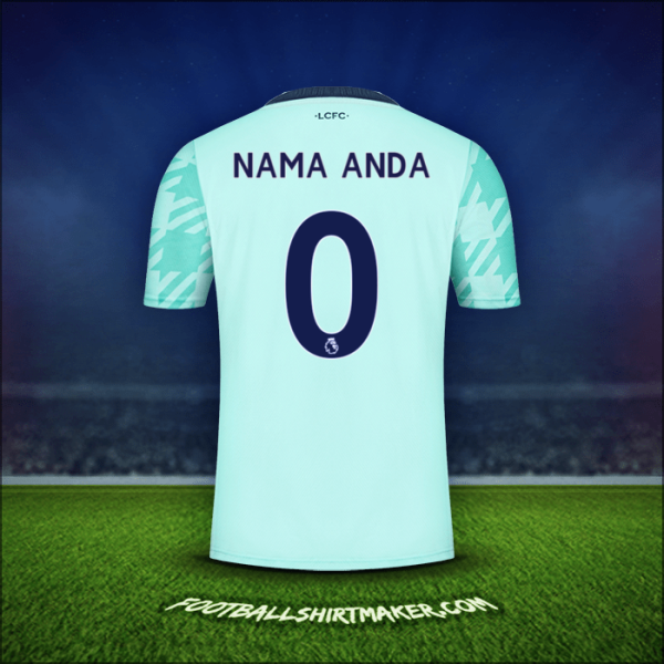 Jersey Leicester City FC 2021/2022 Alternatif -  nama anda - 0
