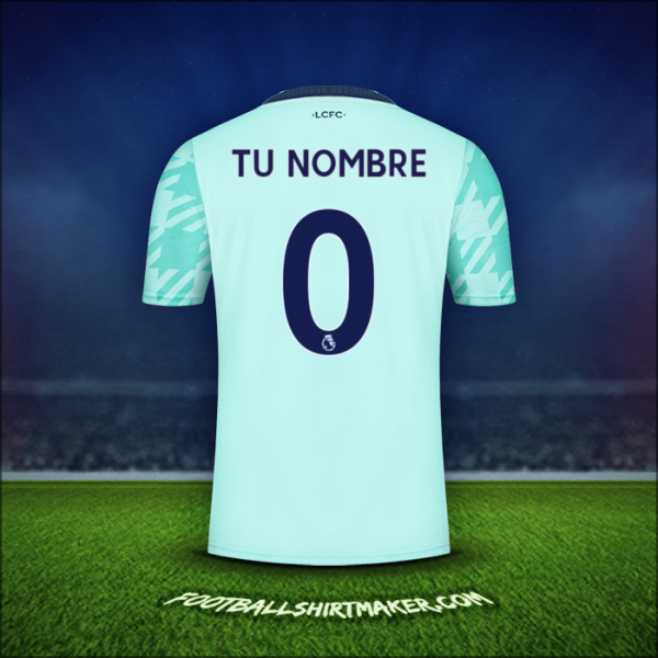 Camiseta Leicester City FC 2021/2022 Visita -  tu nombre - 0