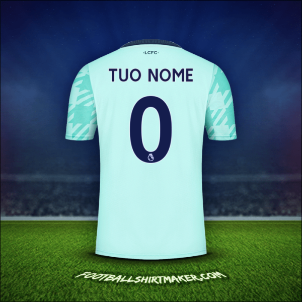 Maglia Leicester City FC 2021/2022 Seconda -  tuo nome - 0