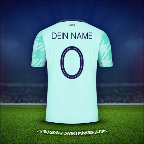 Trikot Leicester City FC Cup 2021/2022 Auswärts -  dein name - 0