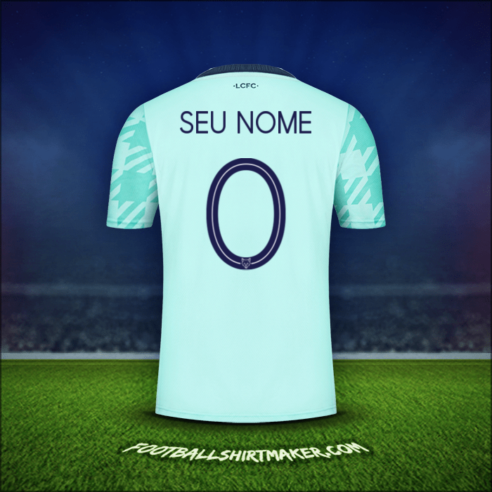 Camisa Leicester City FC Cup 2021/2022 Alternativa -  seu nome - 0
