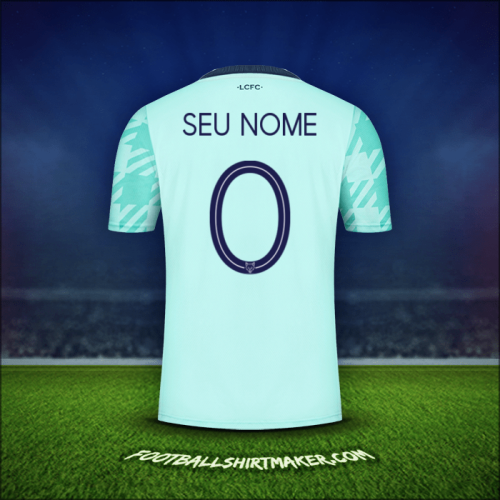 Camisa Leicester City FC Cup 2021/2022 Alternativa -  seu nome - 0
