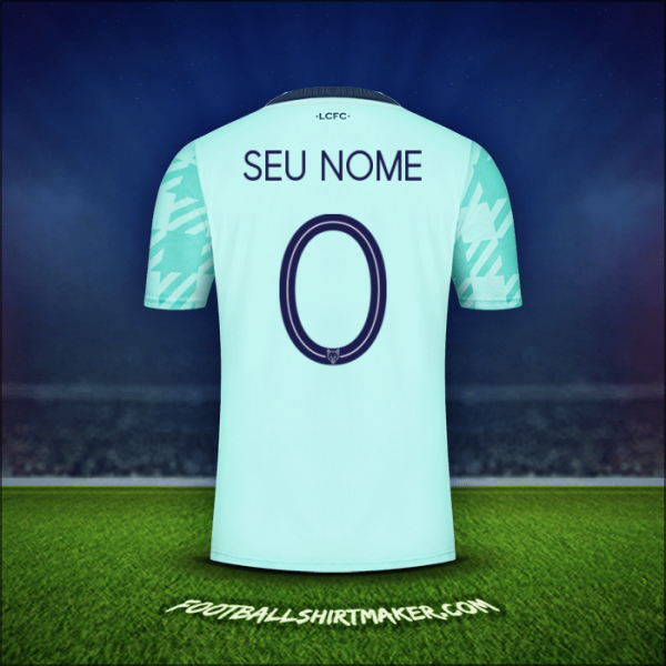 Camisa Leicester City FC Cup 2021/2022 Alternativa -  seu nome - 0