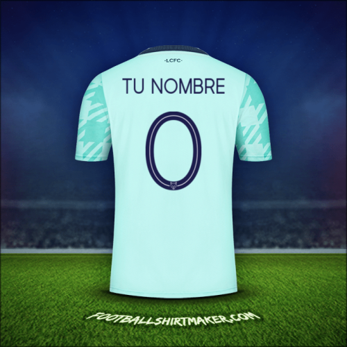 Camiseta Leicester City FC Cup 2021/2022 Visita -  tu nombre - 0